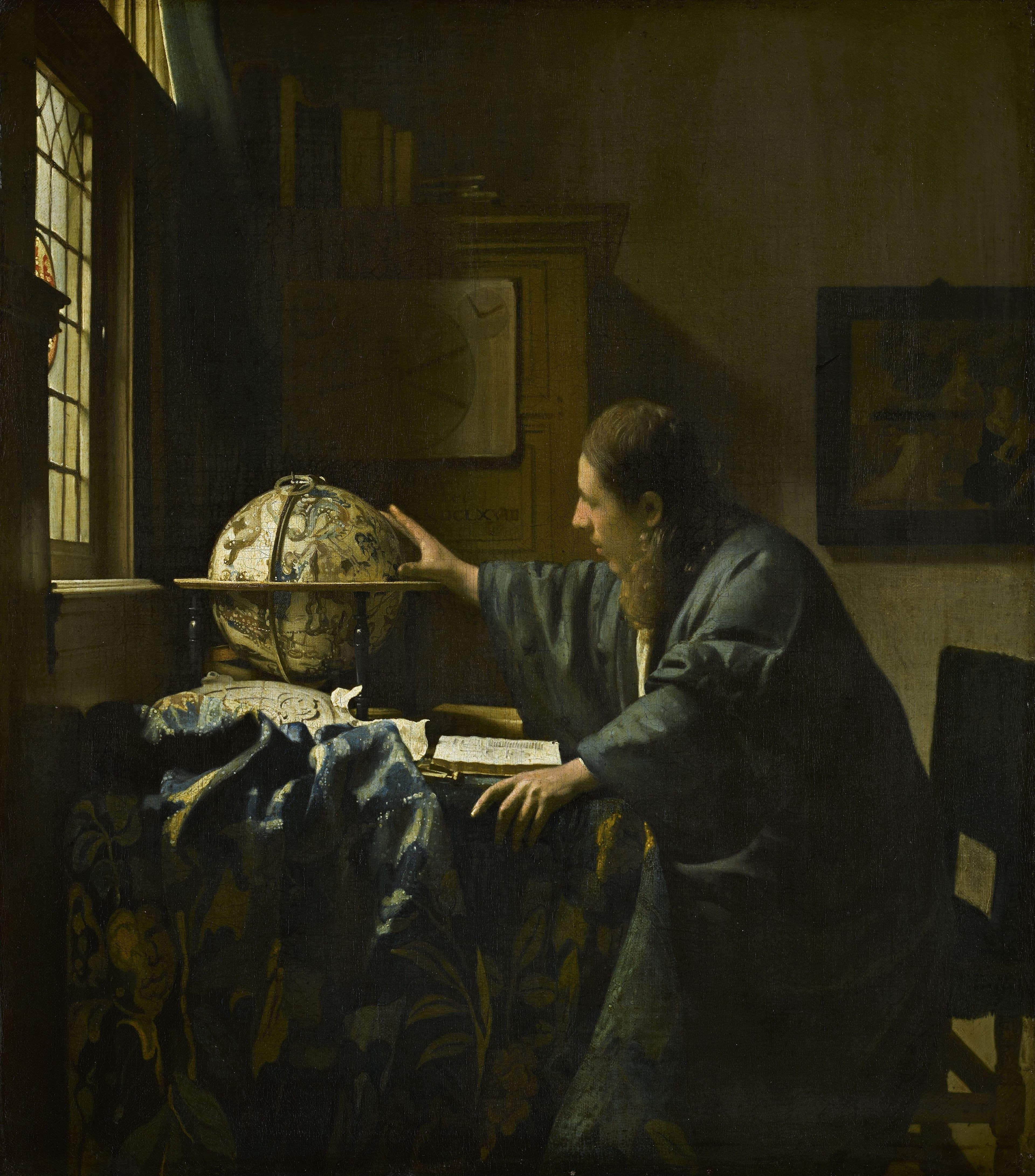 O Astrônomo, de Johannes Vermeer (1668)